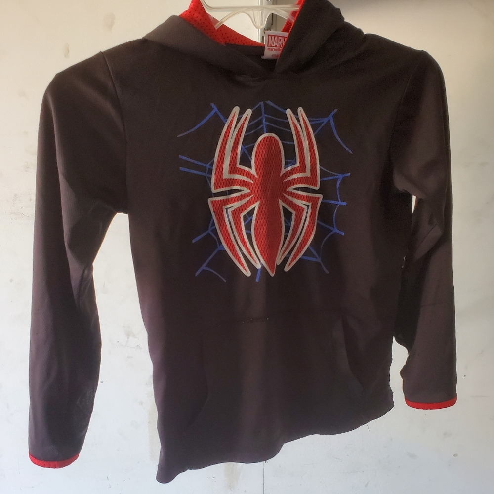 boys marvel spiderman hoodie